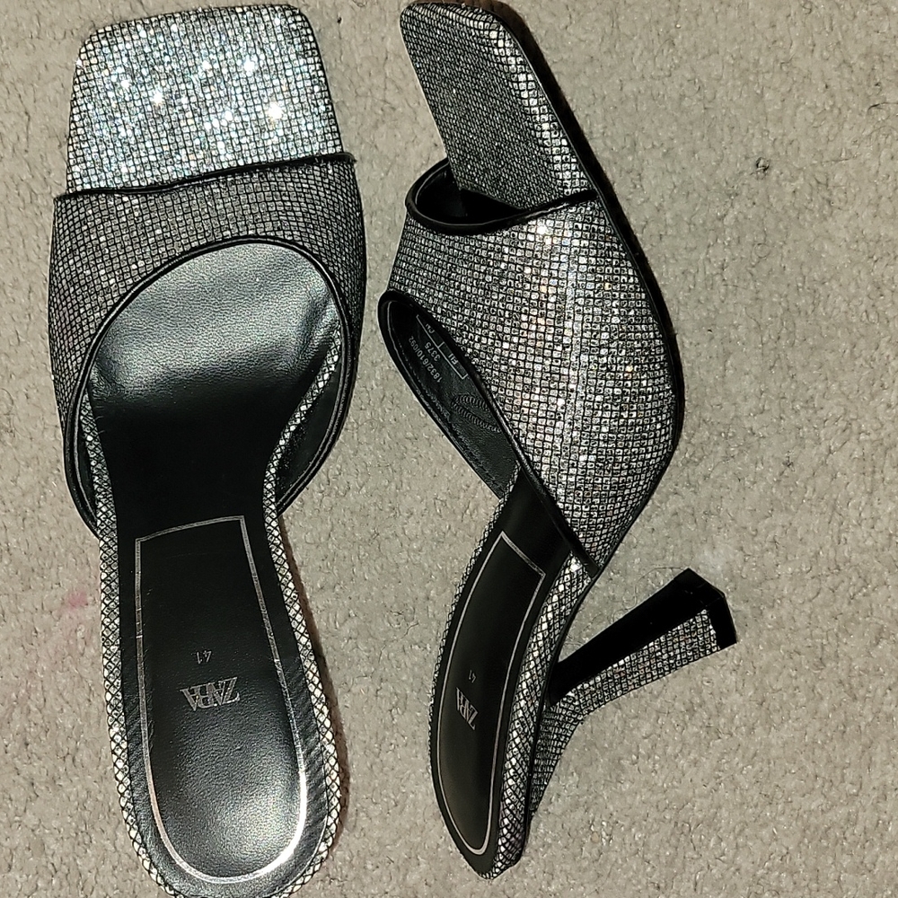 Zara sparkle sandals